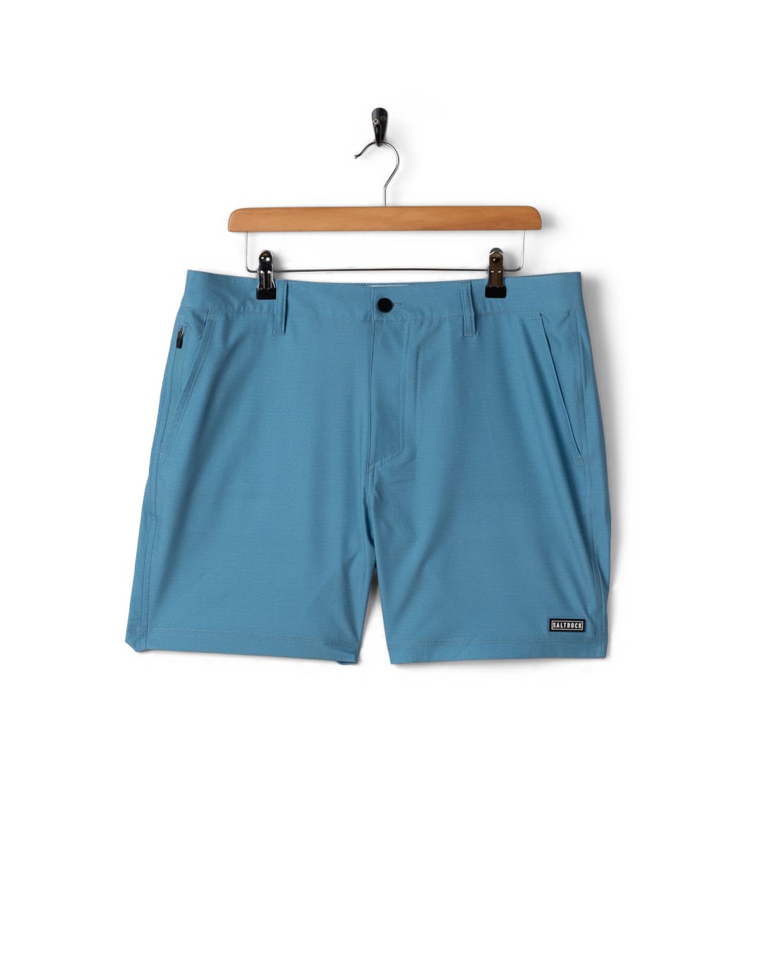 Amphibian 17 Mens Hybrid Board Shorts in Mid Blue