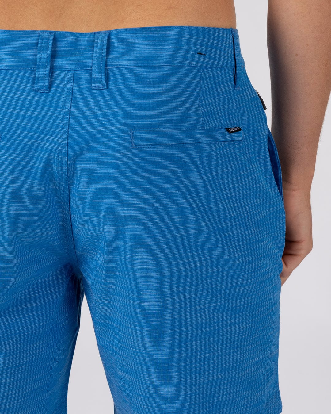Amphibian 17 Mens Hybrid Board Shorts in Mid Blue