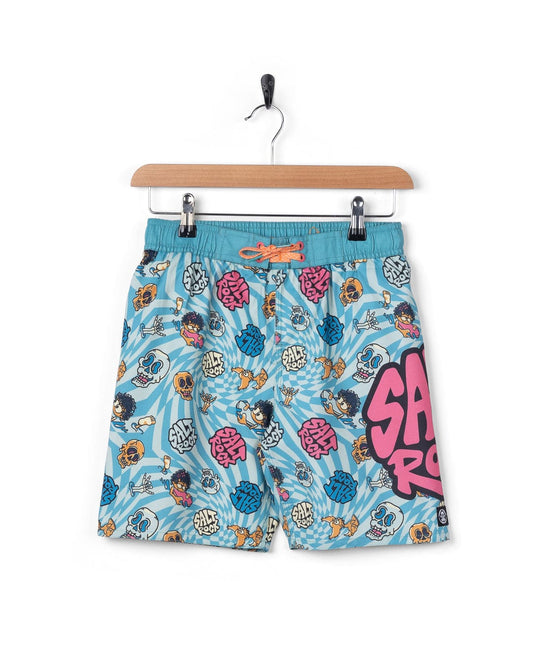 Lush Waves Kids Swimwear in Blue