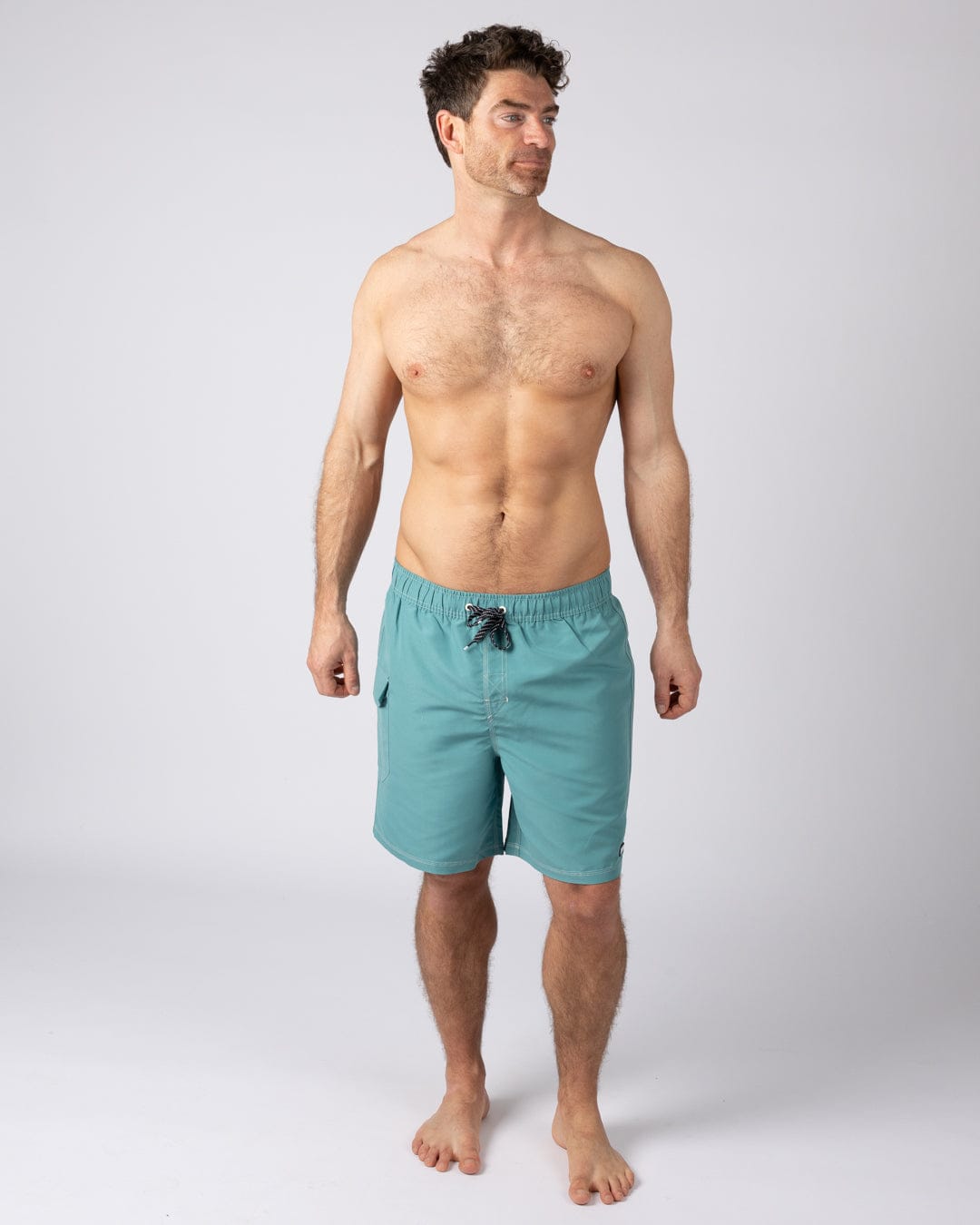 Pipeline 19 Mens Swimshort in Teal