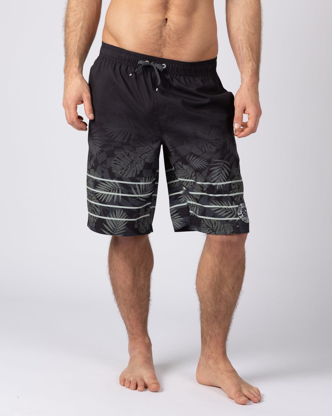 Warp Surf Mens BoardShort in Dark Grey