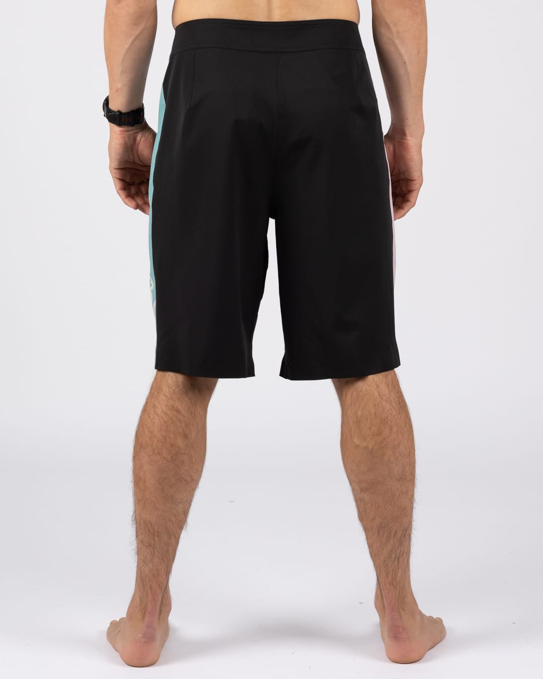 Heritage Panel Mens Swim Short in Dark Grey