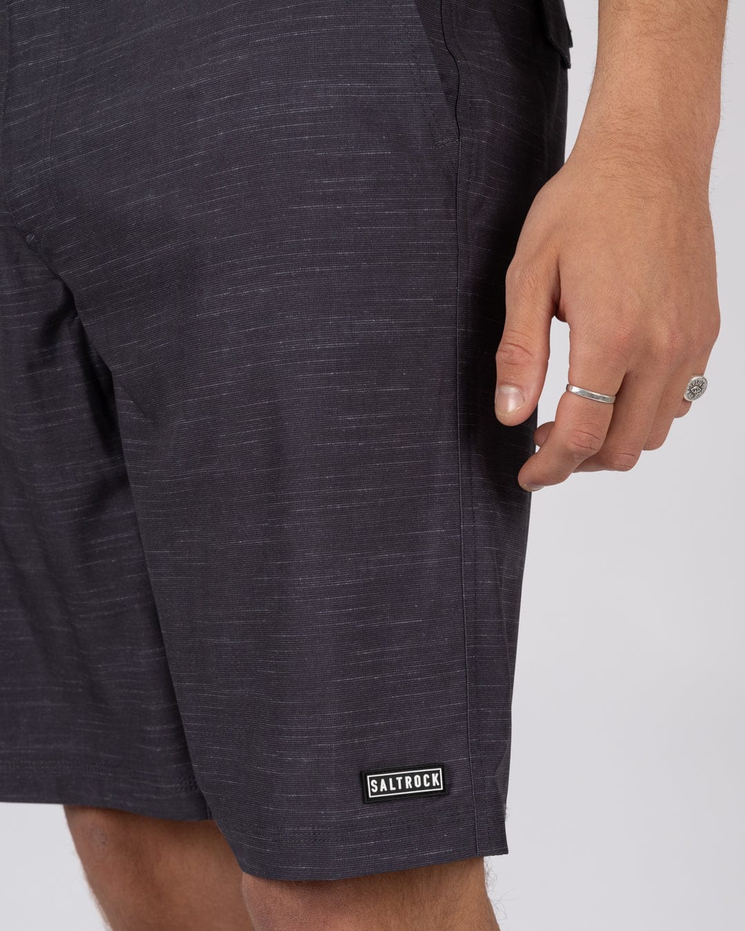 Amphibian 2 Mens Hybrid Shorts in Dark Grey
