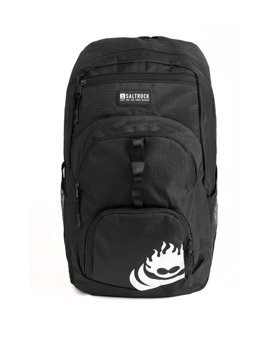 A Boardwalk backpack by Saltrock with a white logo on it.