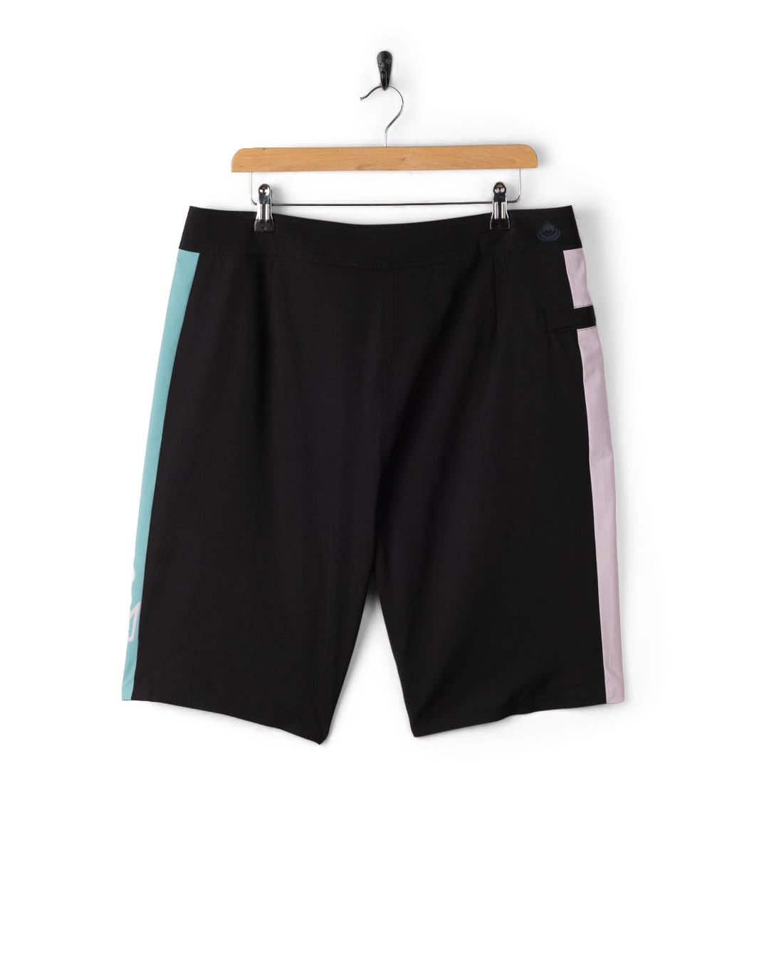 Heritage Panel Mens Swim Short in Dark Grey