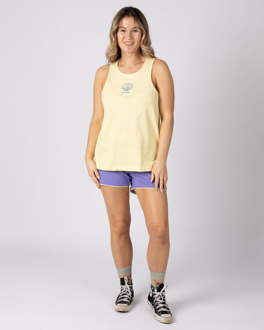 Wella Womens Boardshort in Purple