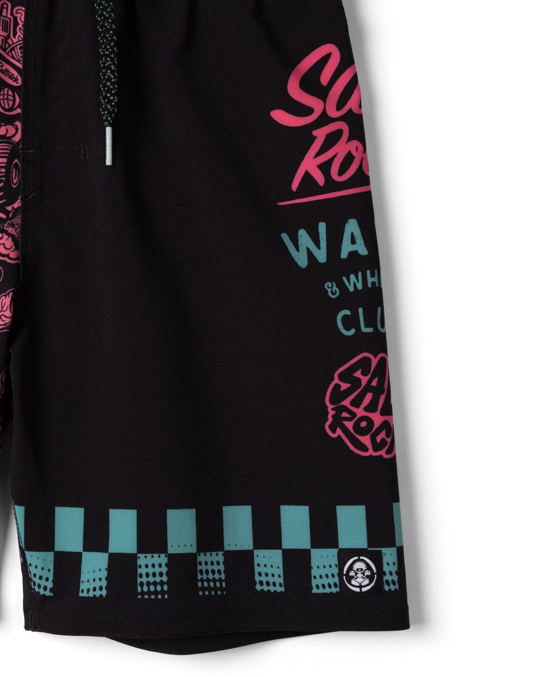 Creep Club Boardshort Kids Swim Short in Black