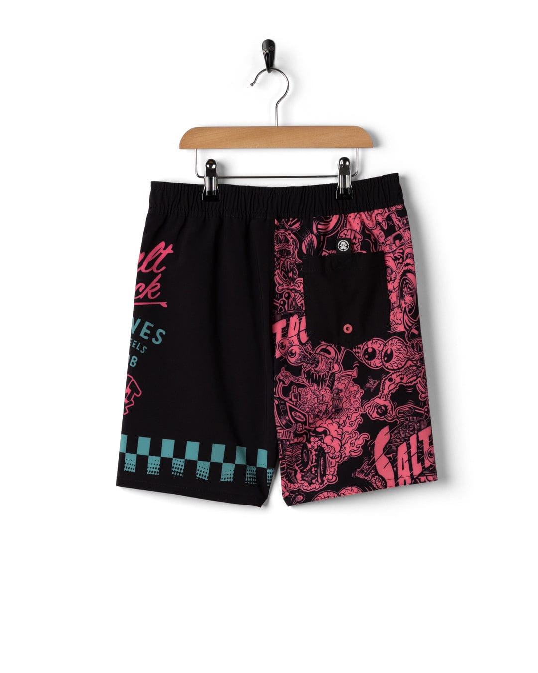 Creep Club Boardshort Kids Swim Short in Black