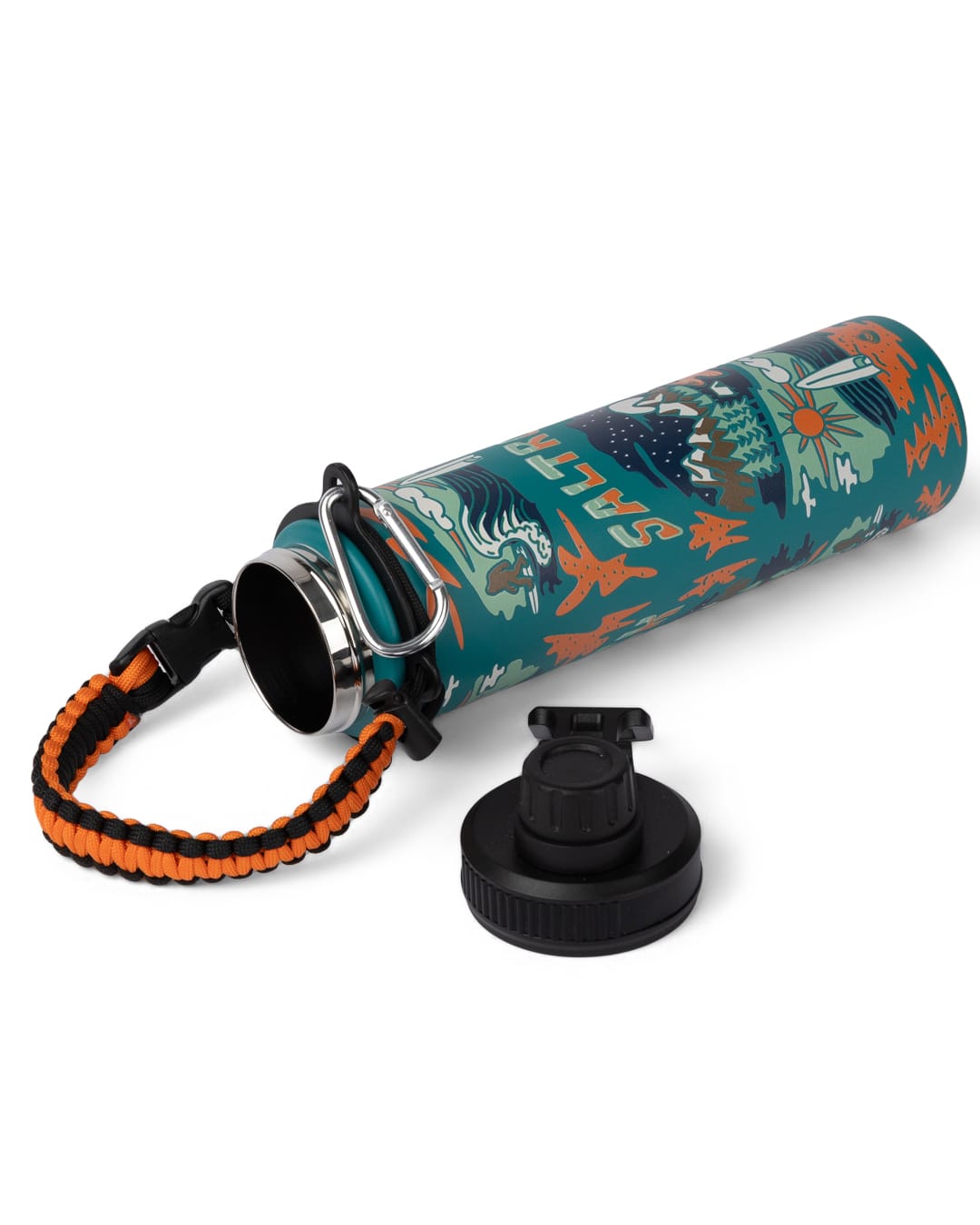 Base Camp Stainless Steel Water Bottle In Green
