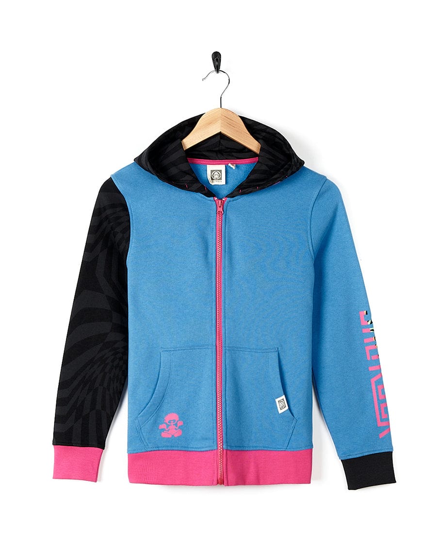 A Saltrock - Girls Zip Hoodie - Blue.