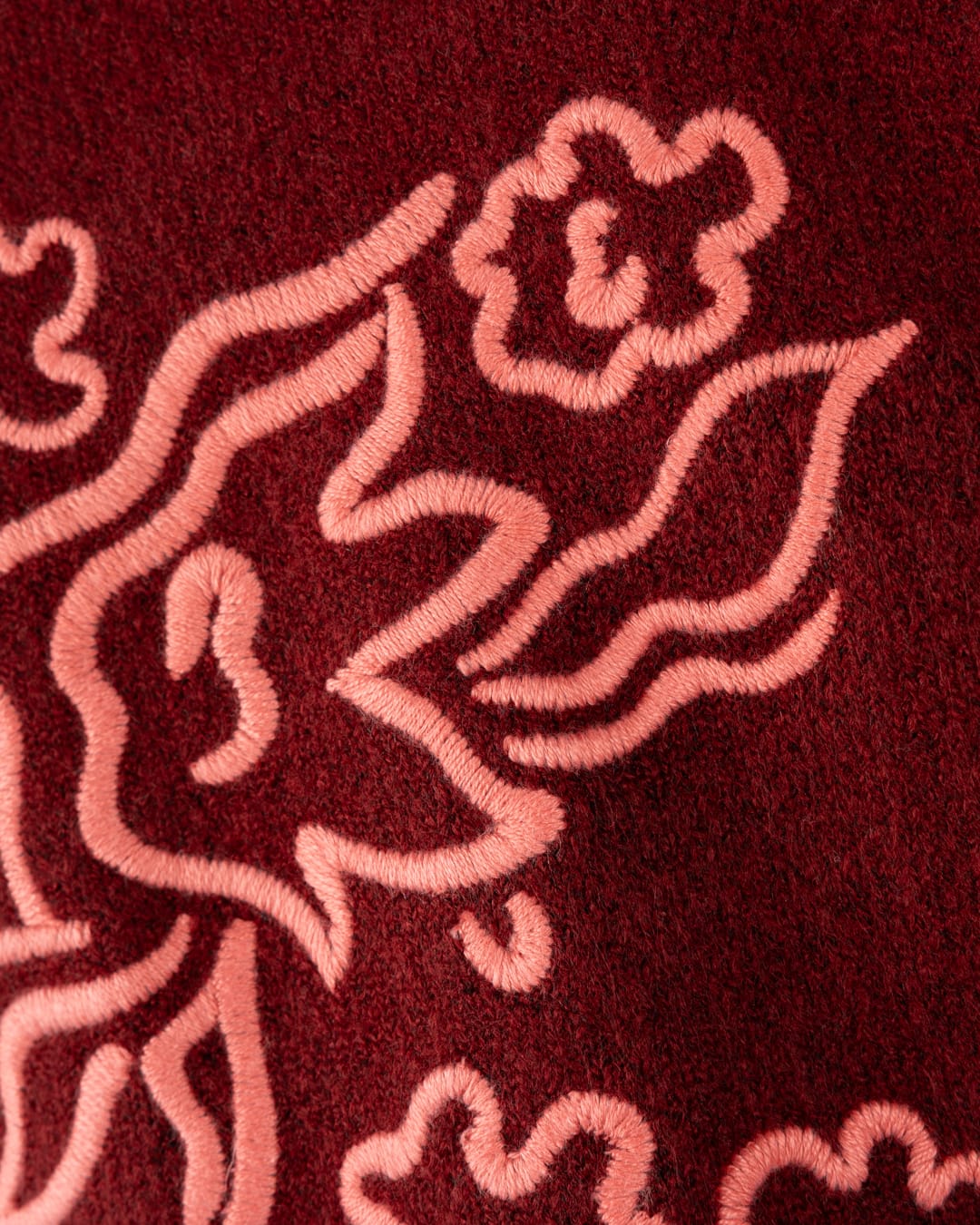 Eden Womens Cardigan in Dark Red