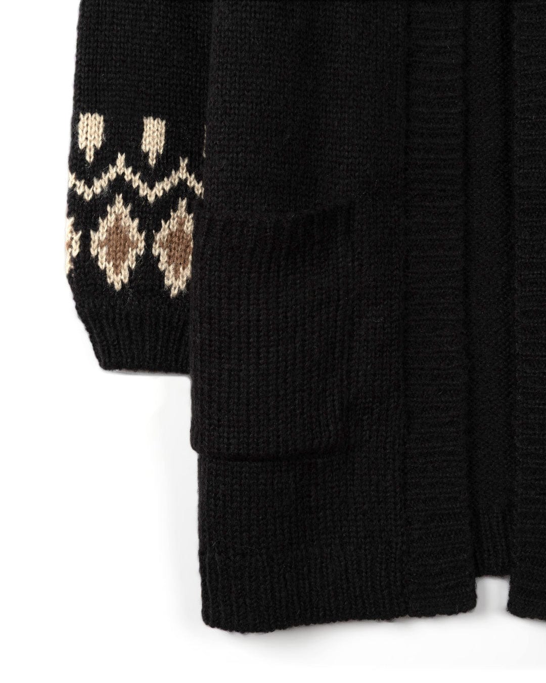 Etta - Womens Longline Cardigan - Black