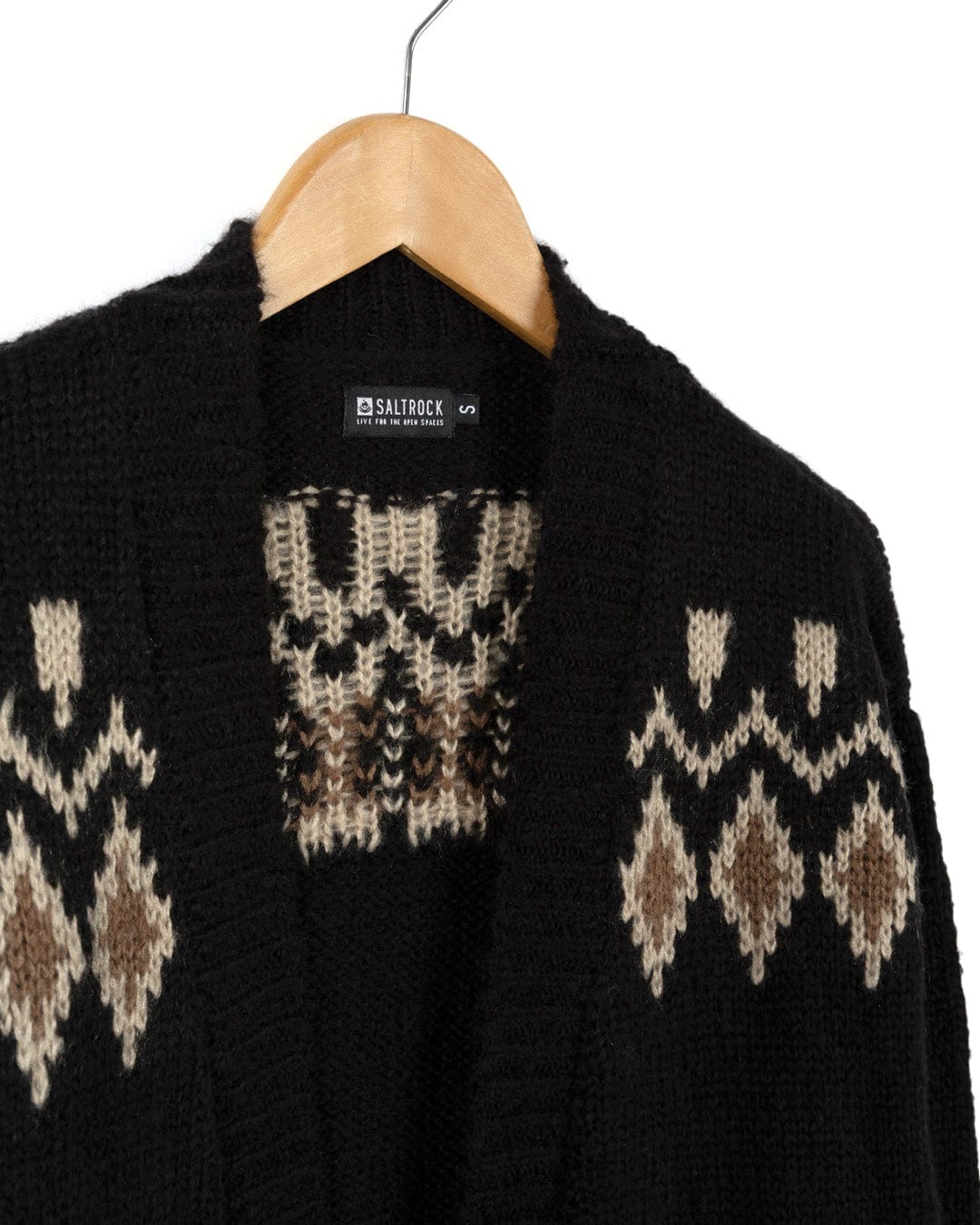 Etta - Womens Longline Cardigan - Black