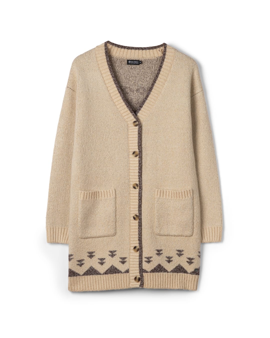 Laurel Womens Longline Cardigan in Cream