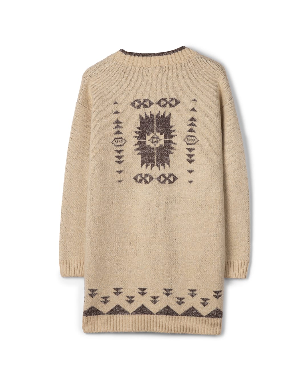 Laurel Womens Longline Cardigan in Cream