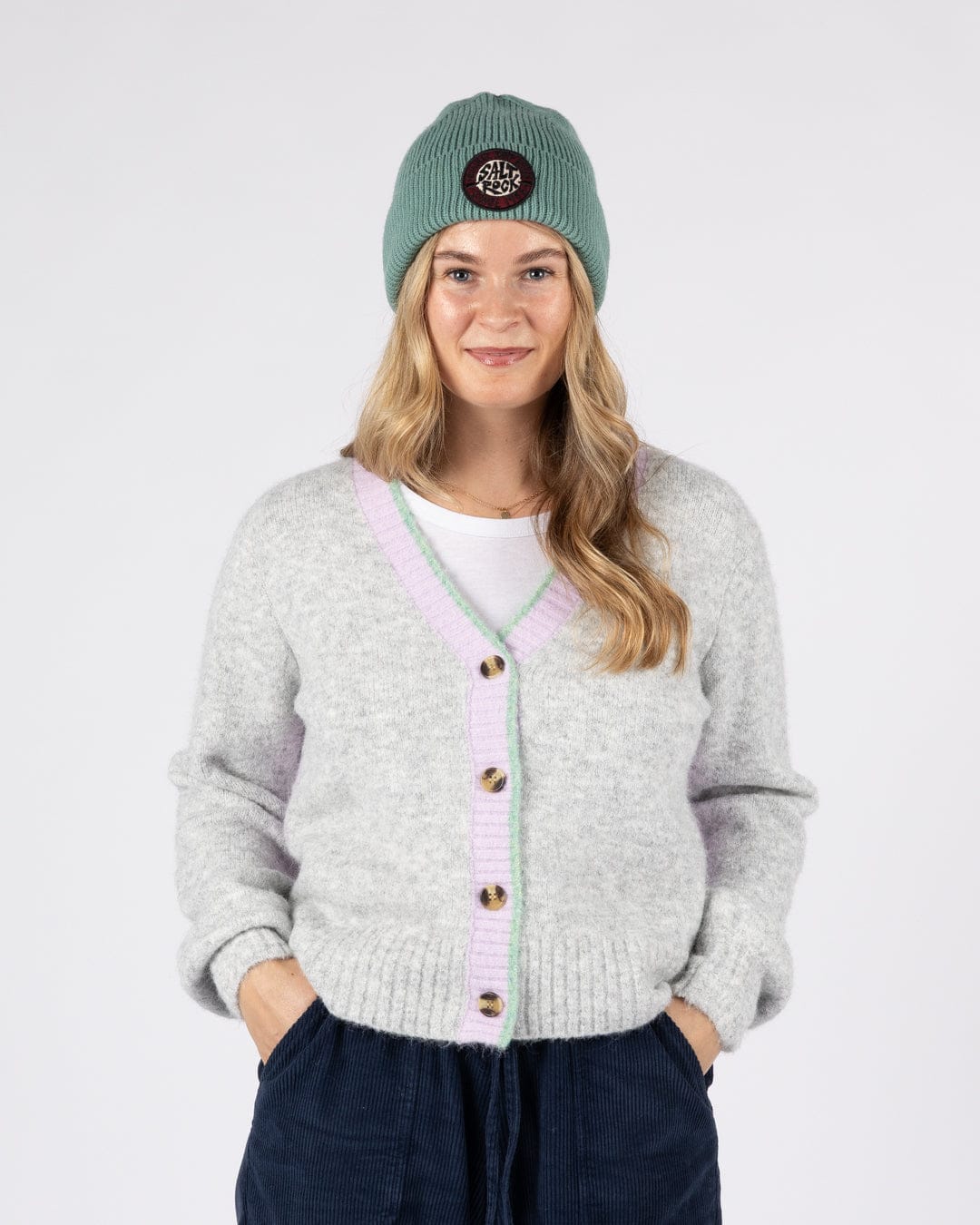 Artie - Womens Cardigan - Grey