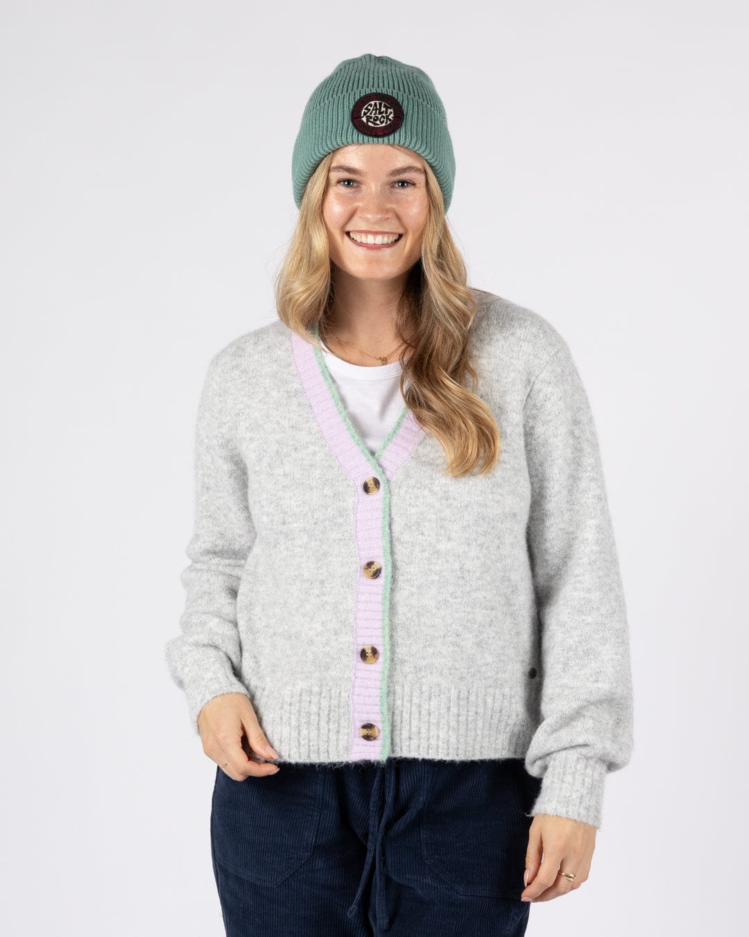 Artie - Womens Cardigan - Grey