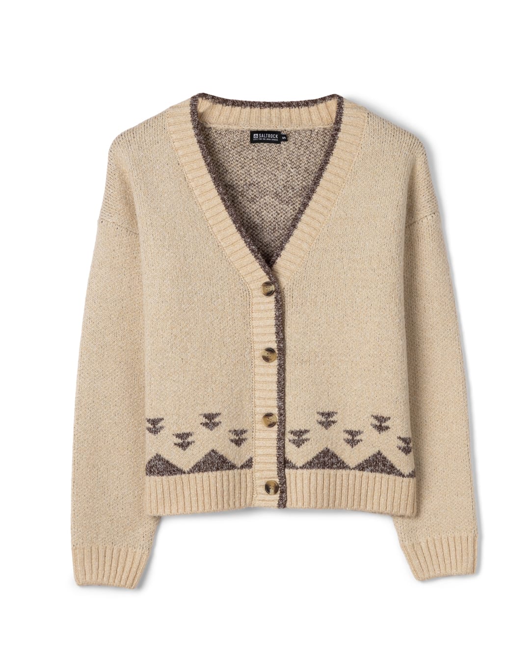 Laurel Short - Cardigan - LIGHT BROWN