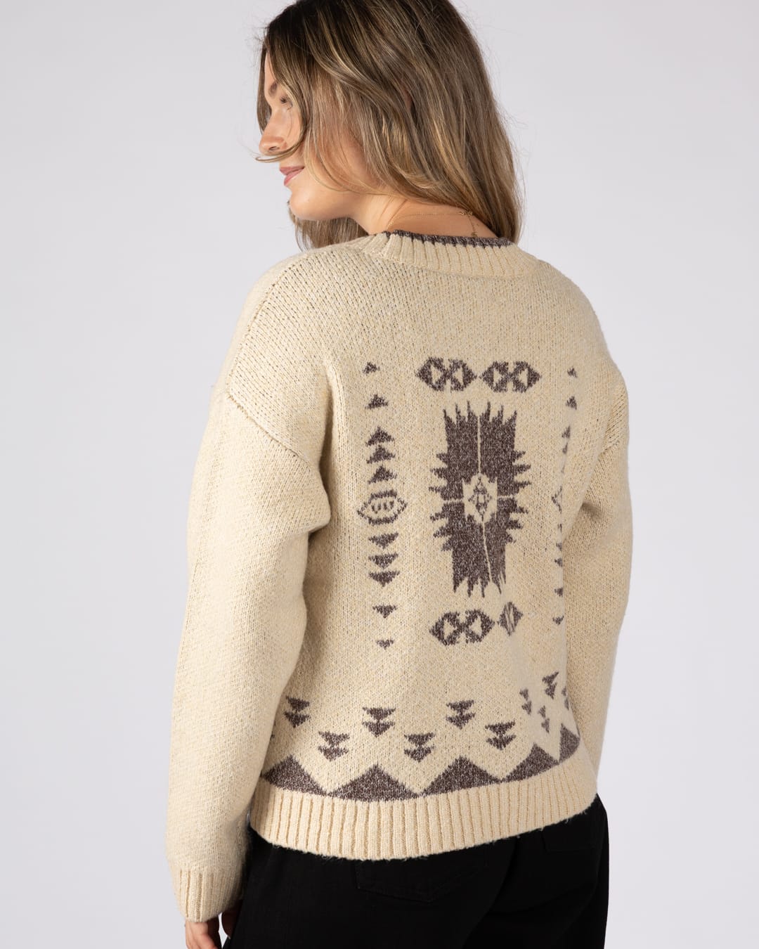 Laurel Short - Cardigan - LIGHT BROWN