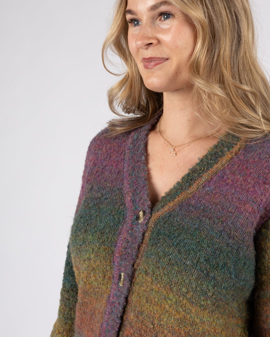 Tessa - Womens Knitted Cardigan - Multi