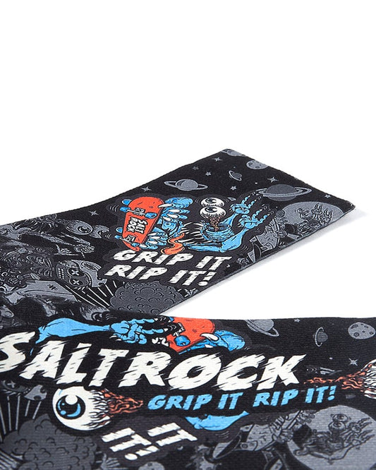 Fashionable Saltrock Creepshow - Kids Socks - Black featuring an iconic graphic.