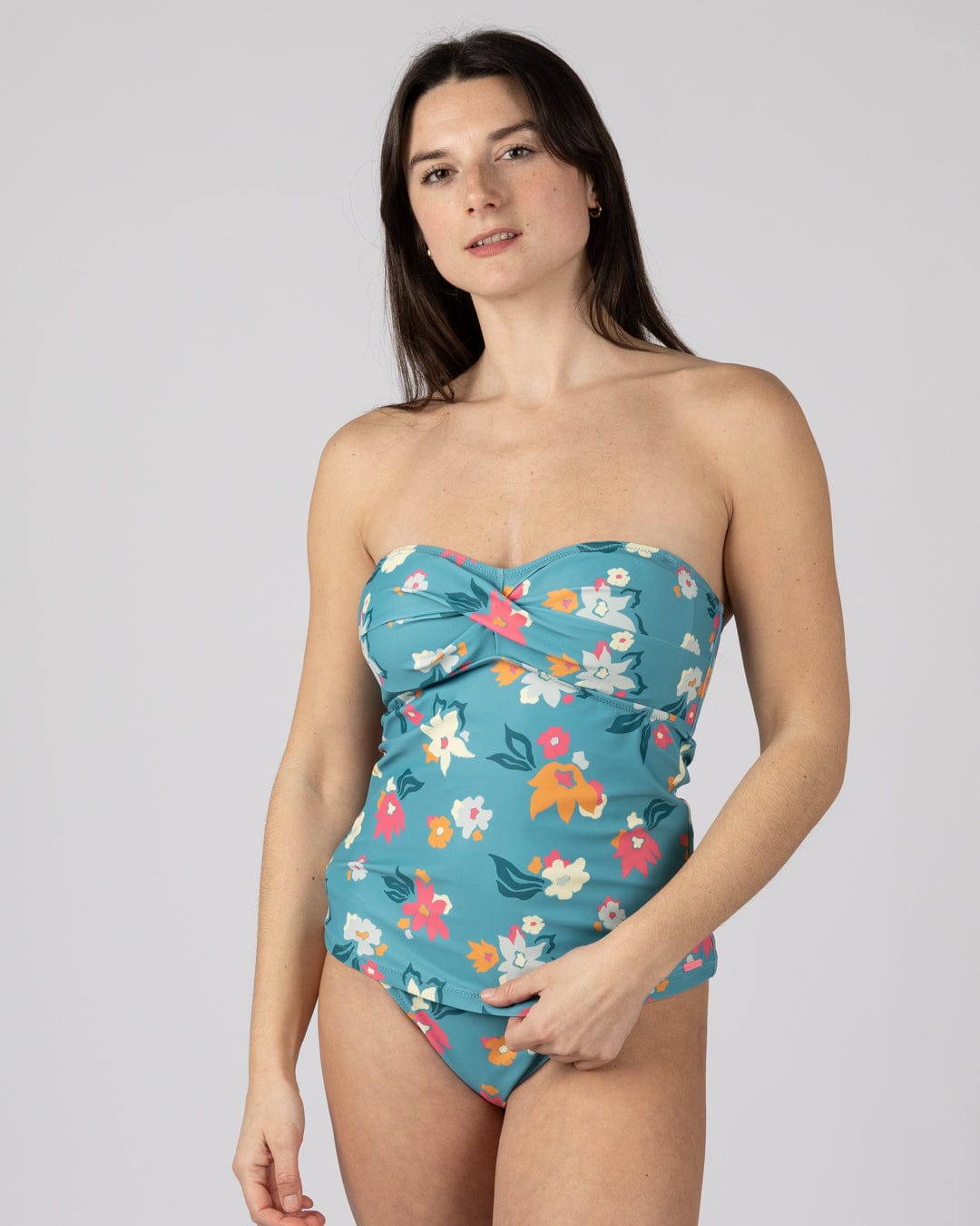 Surf Daze - Womens Tankini Top - Blue