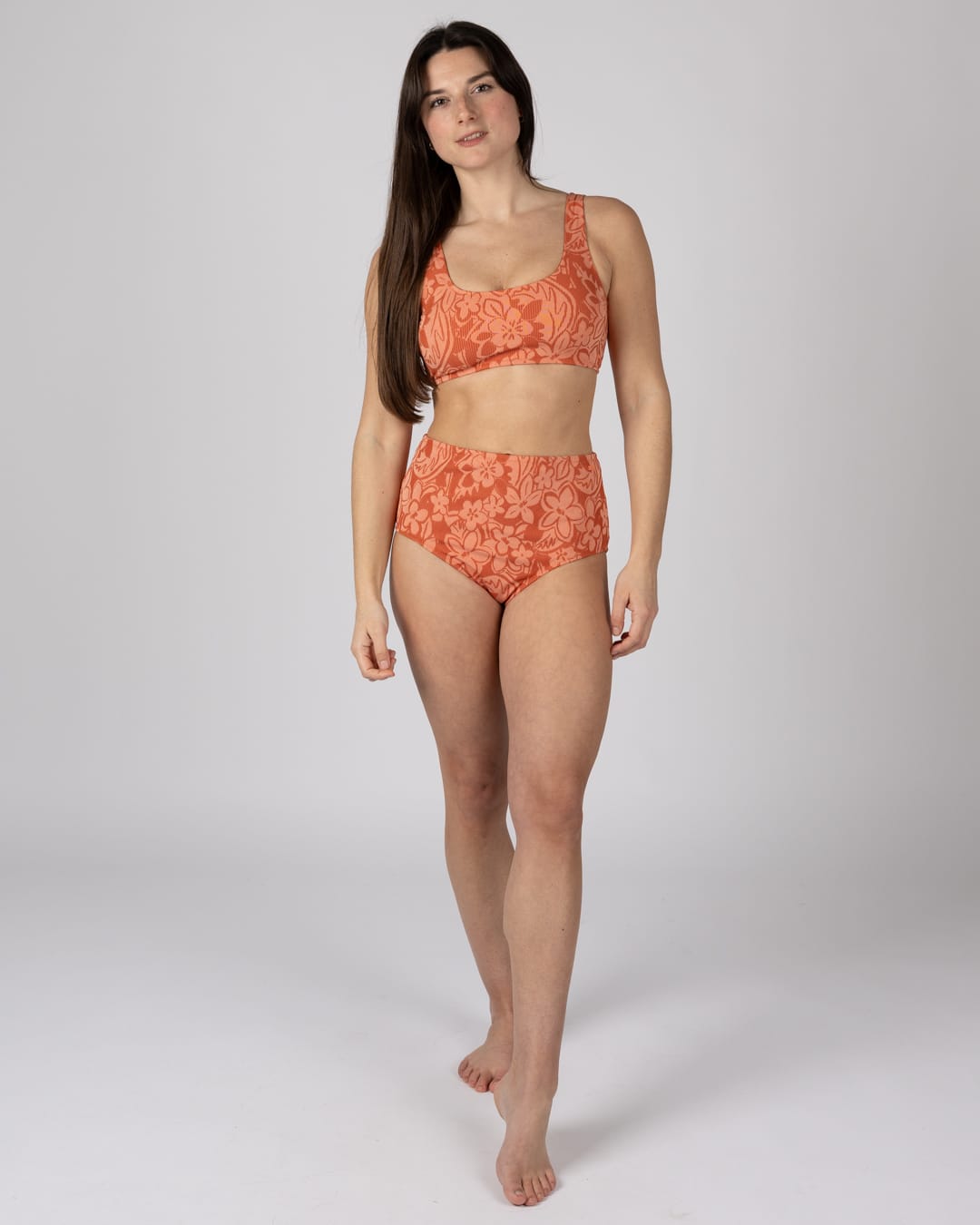 Dali Womens Bikini Top Bikini in Light Orange