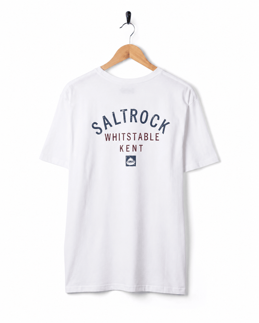 Whitstable Mens Location T-Shirt in White