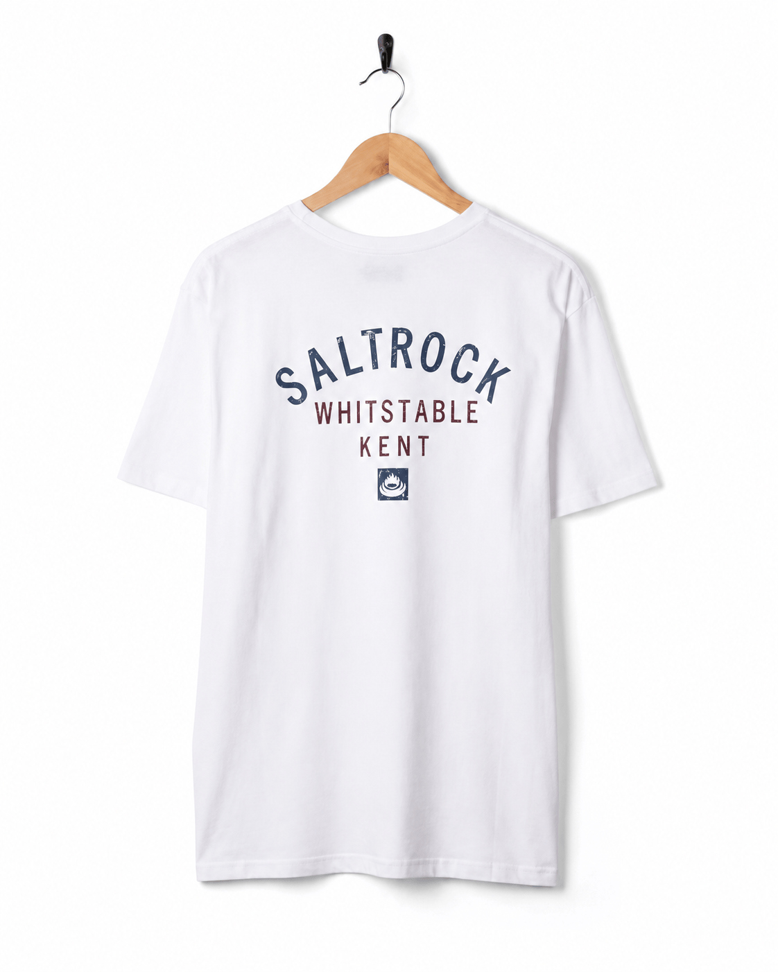 Whitstable Mens Location T-Shirt in White