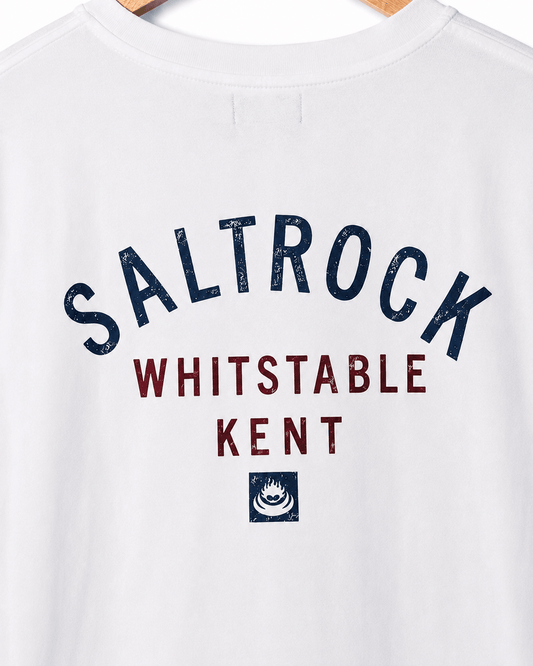 Whitstable Mens Location T-Shirt in White