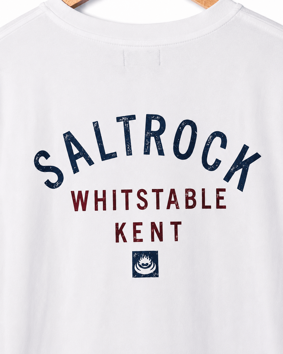Whitstable Mens Location T-Shirt in White