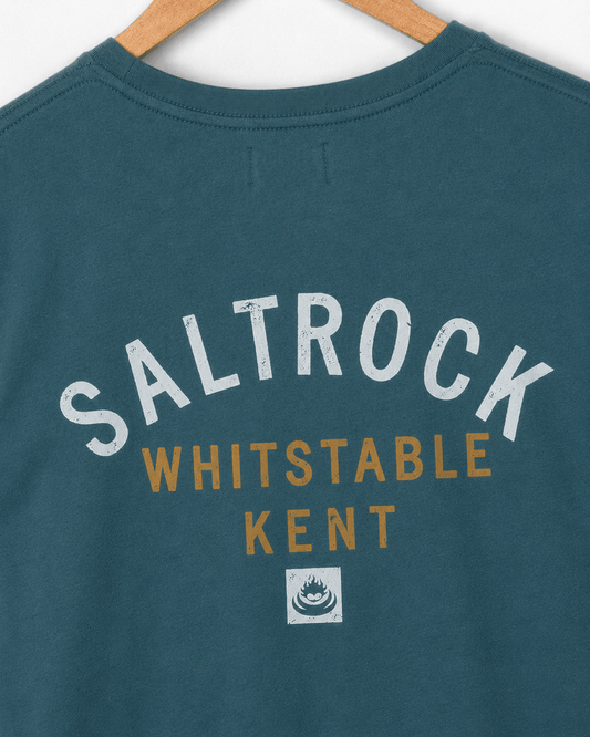 Whitstable Mens Location T-Shirt in Teal