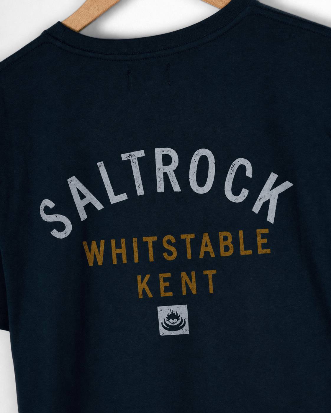 Whitstable Mens Location T-Shirt in Blue