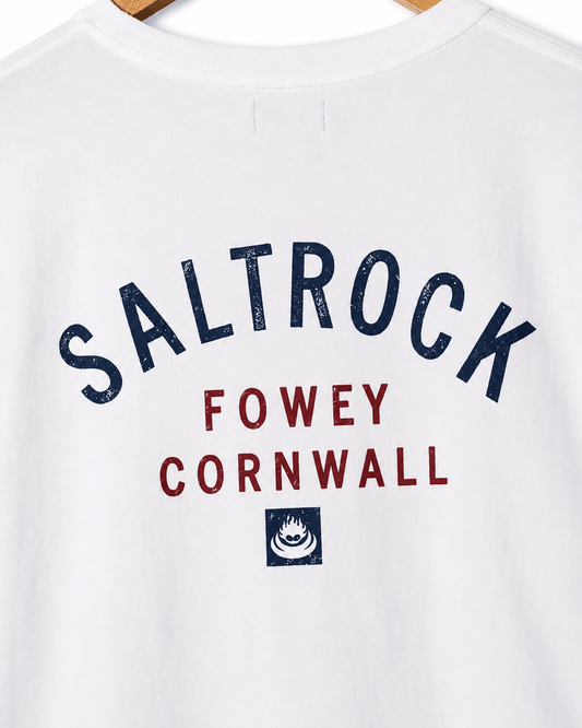 Location T-Shirt Fowey in White
