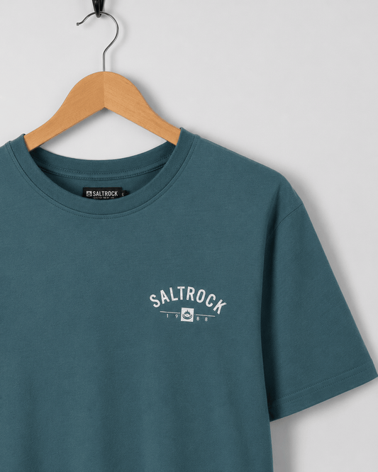 Blyth Mens Location T-Shirt in Teal