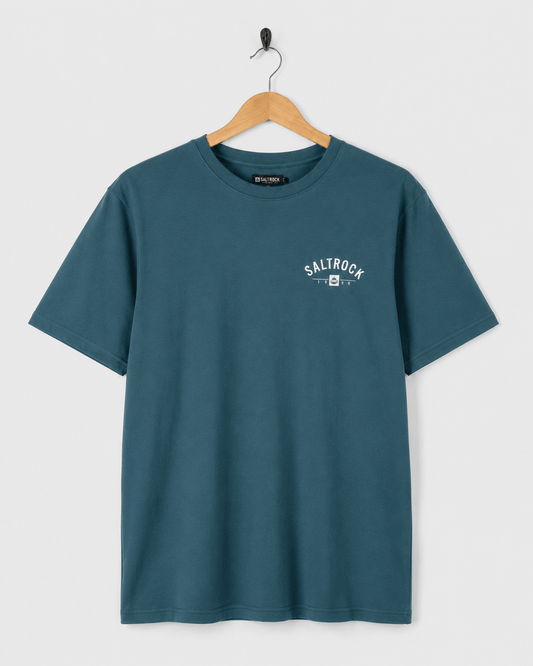 Weymouth Location Mens T-Shirt in Teal