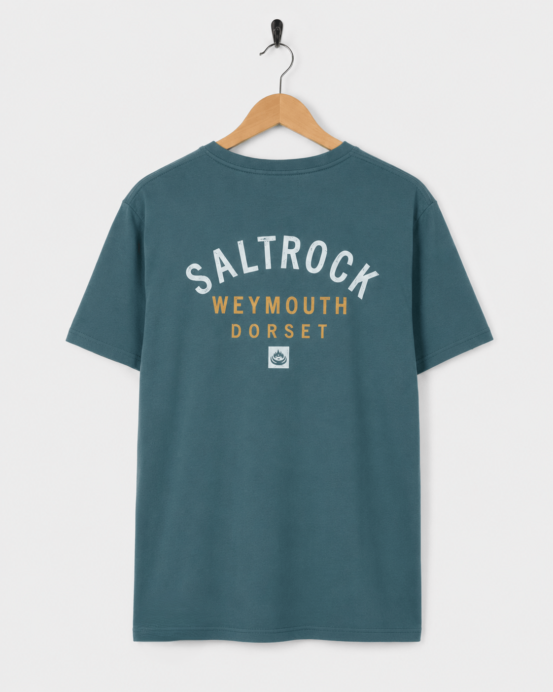 Weymouth Location Mens T-Shirt in Teal