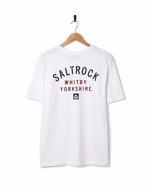Whitby Mens Location T-Shirt in White