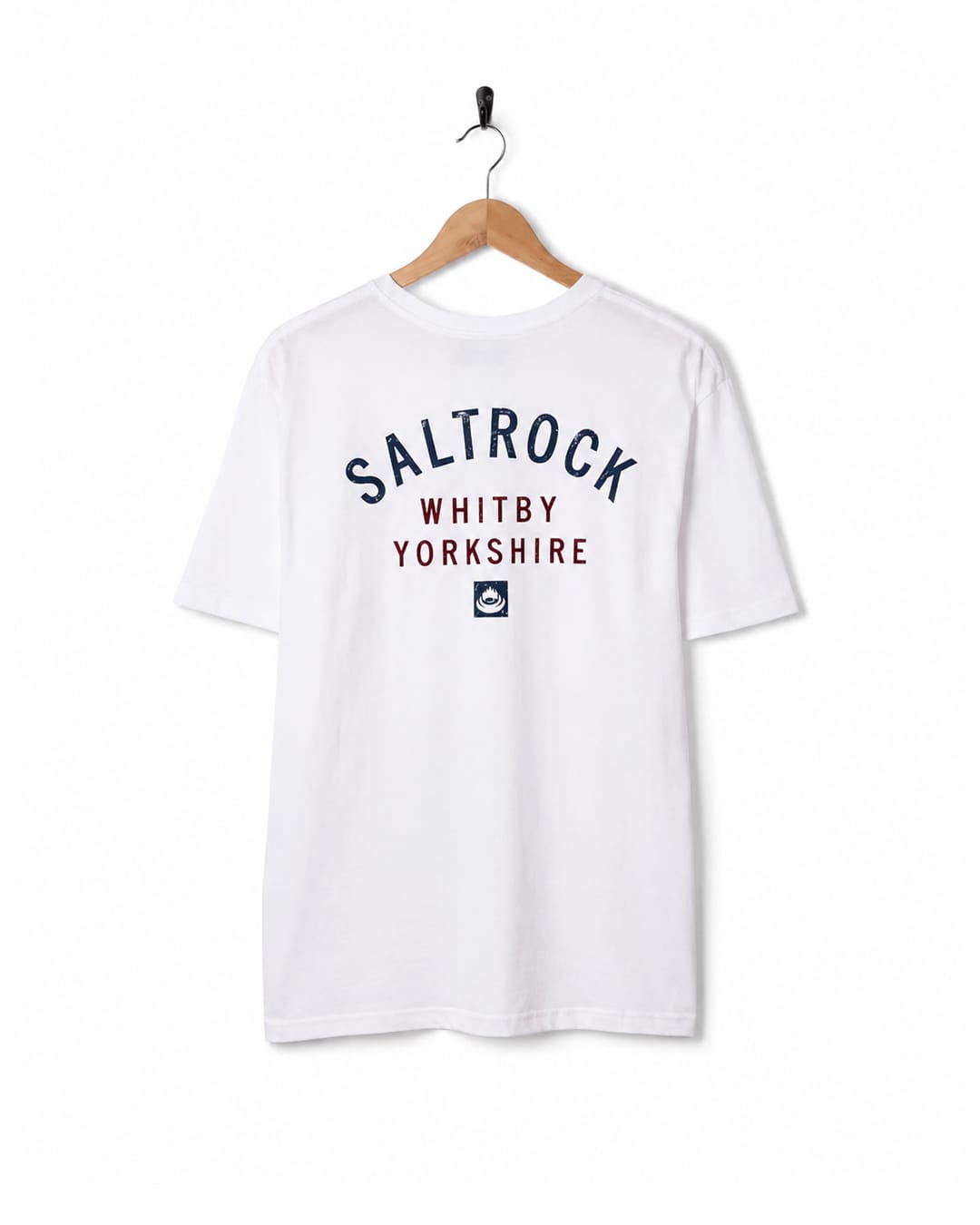 Whitby Mens Location T-Shirt in White