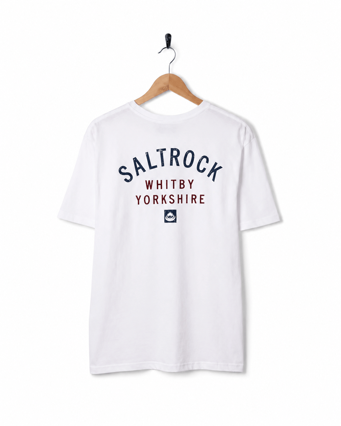 Whitby Mens Location T-Shirt in White