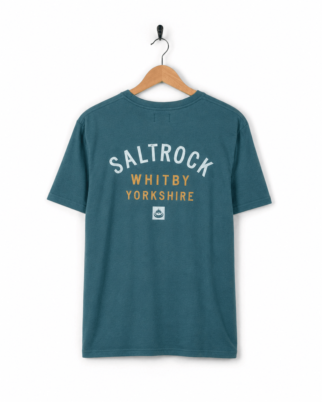 Whitby Mens Location T-Shirt in Teal