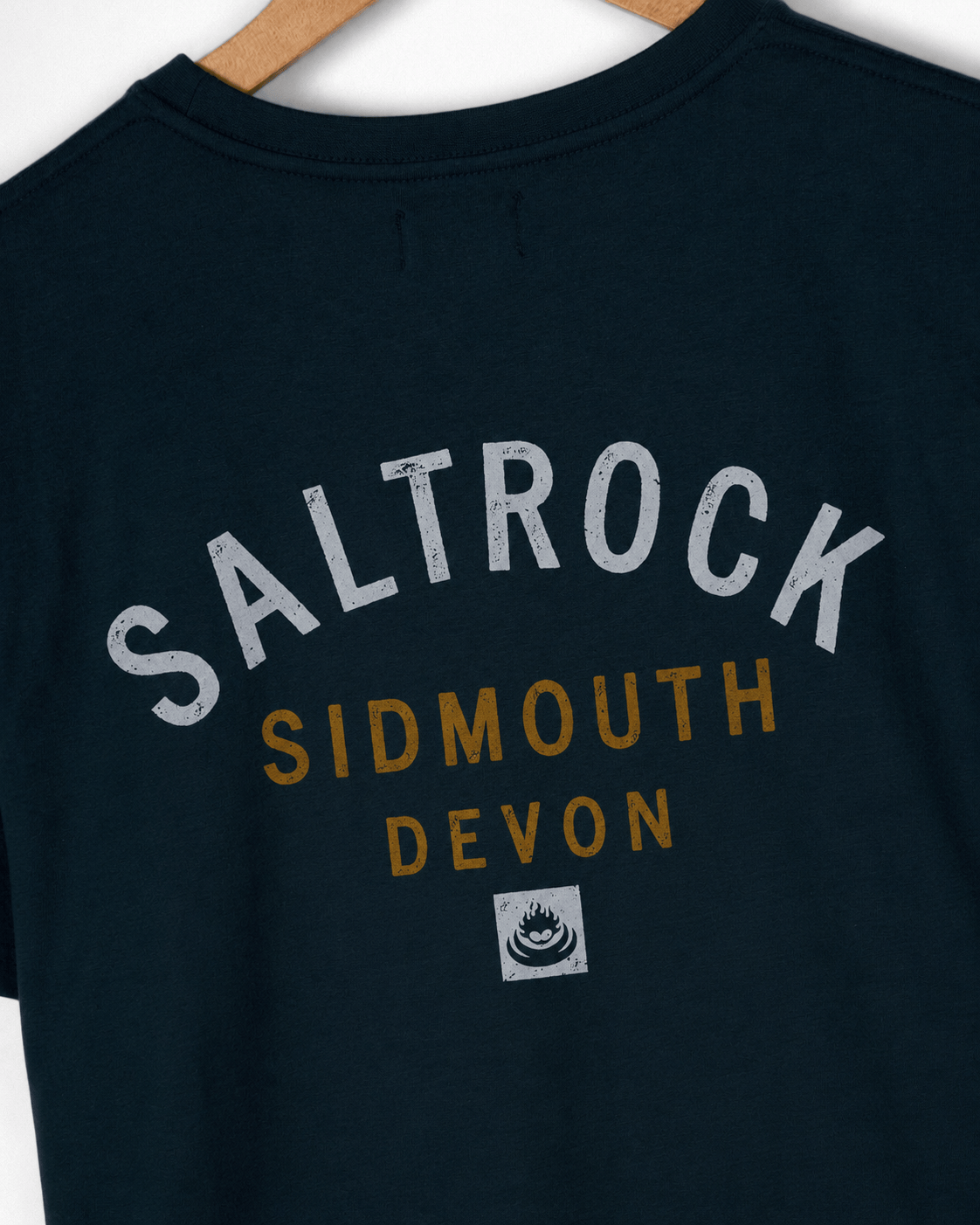 Sidmouth Mens Location T-Shirt in Blue