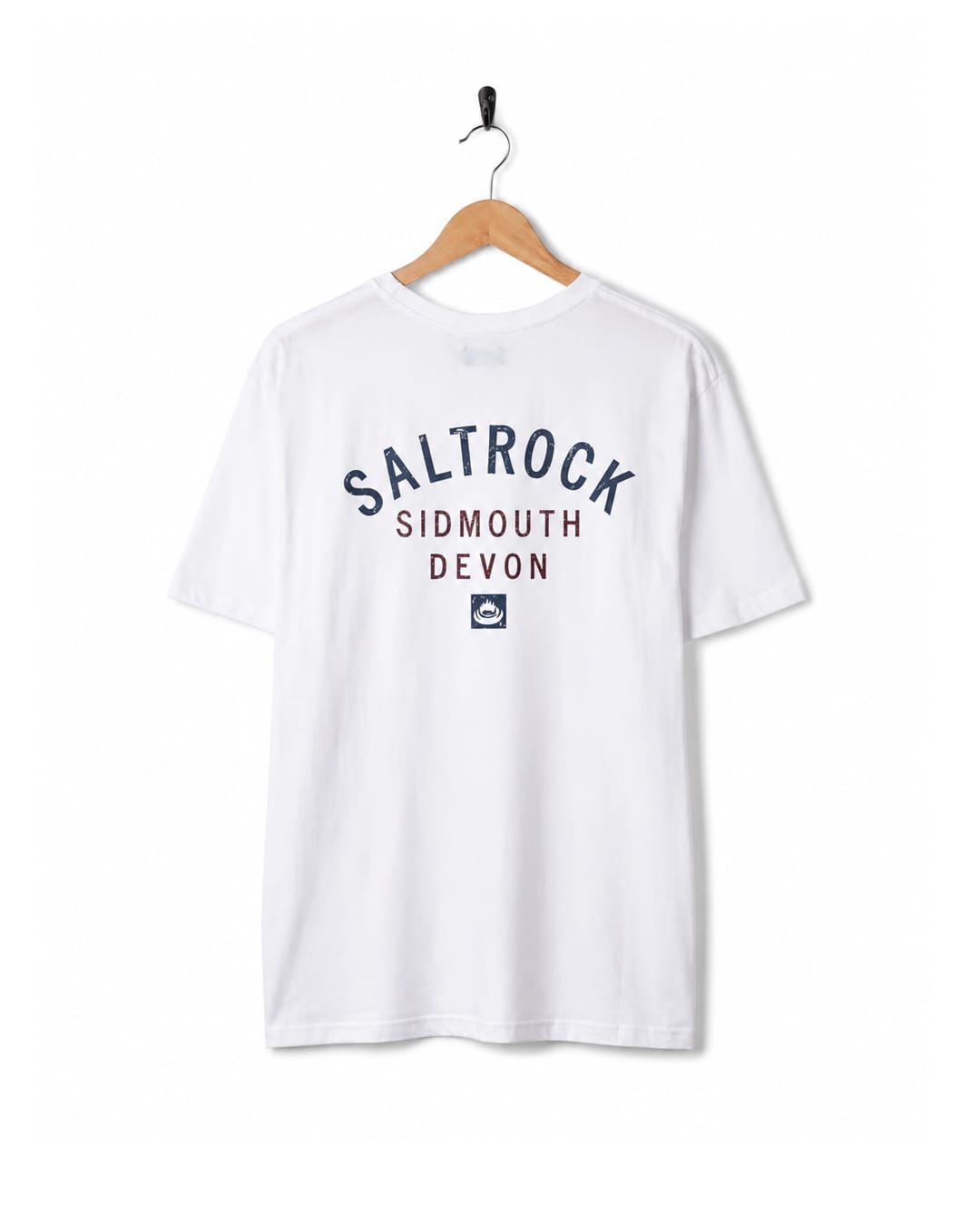 Sidmouth Mens Location T-Shirt in White