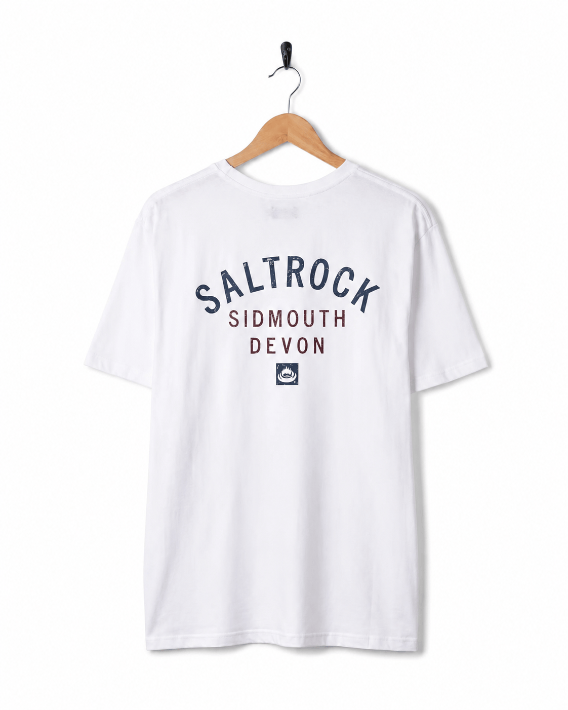 Sidmouth Mens Location T-Shirt in White