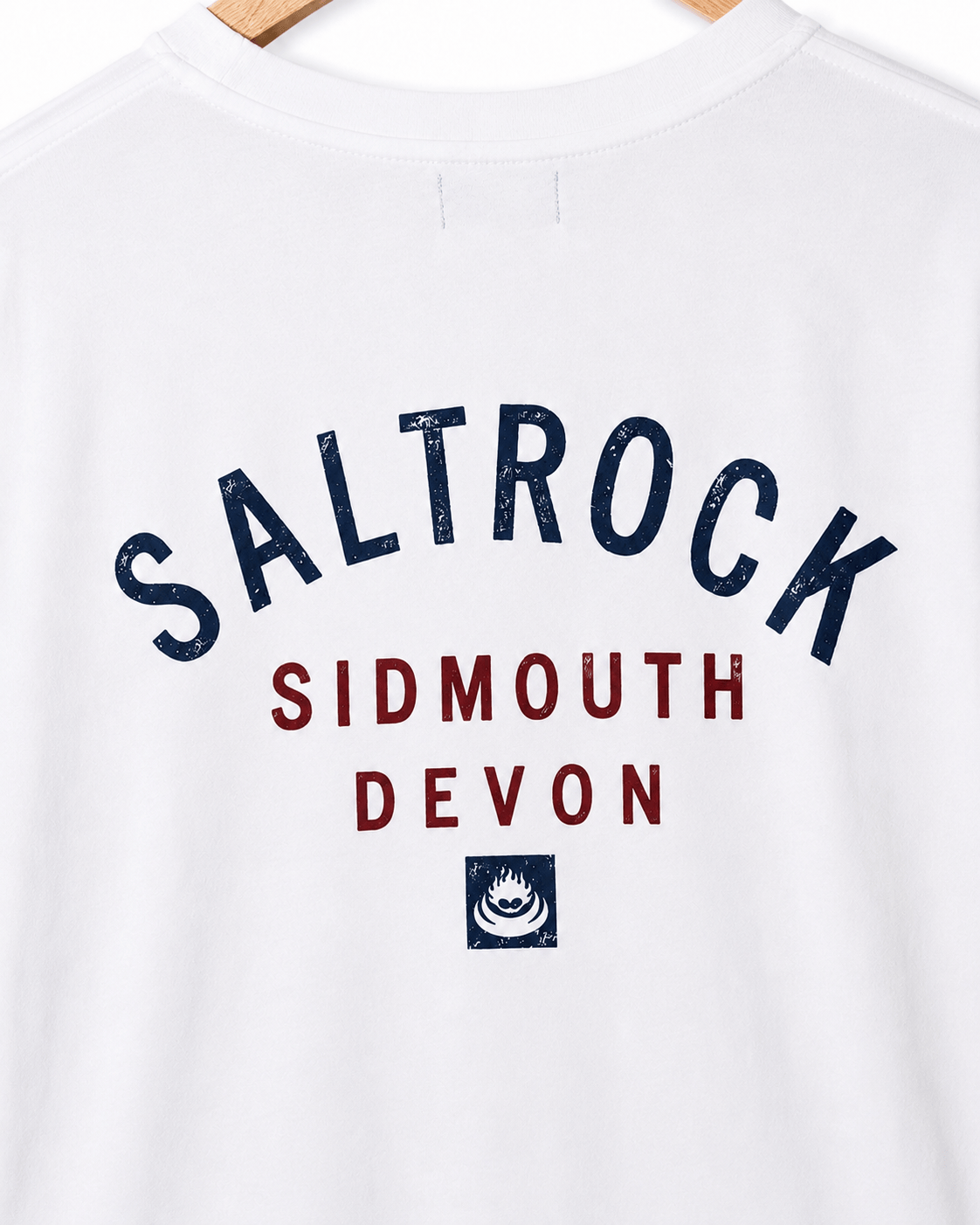 Sidmouth Mens Location T-Shirt in White