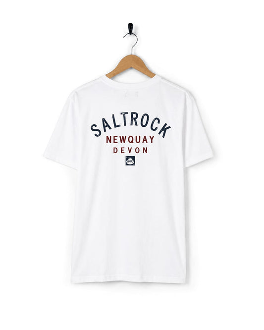 Newquay Mens Location T-Shirt in White