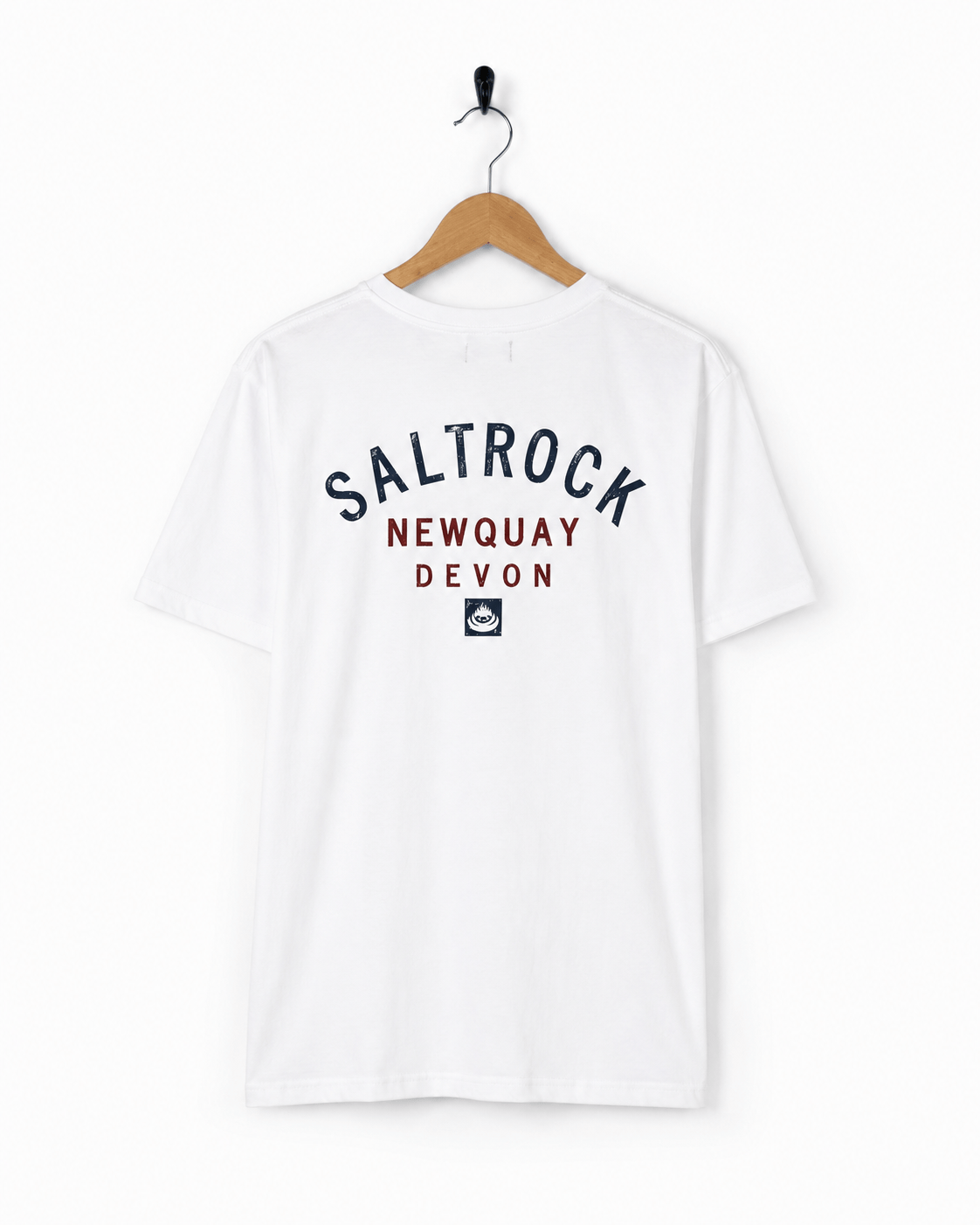 Newquay Mens Location T-Shirt in White