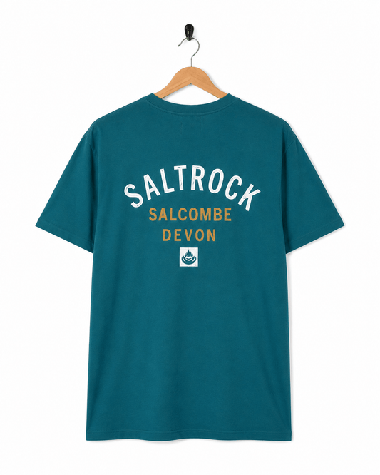 Salcombe Mens Location T-Shirt in Teal
