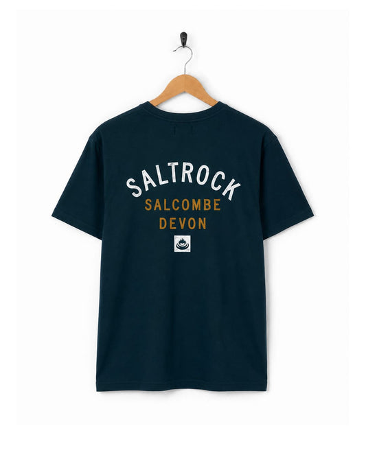 Salcombe Mens Location T-Shirt in Blue