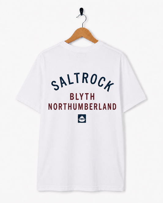 Blyth Mens Location T-Shirt in White